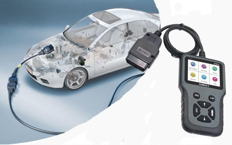 Autodiagnostika s displejom OBD2